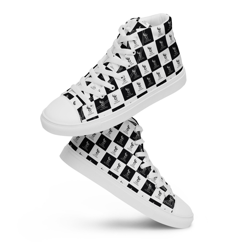 Damier LEX High Top Canvas Shoes | Vir Rēnāscēns